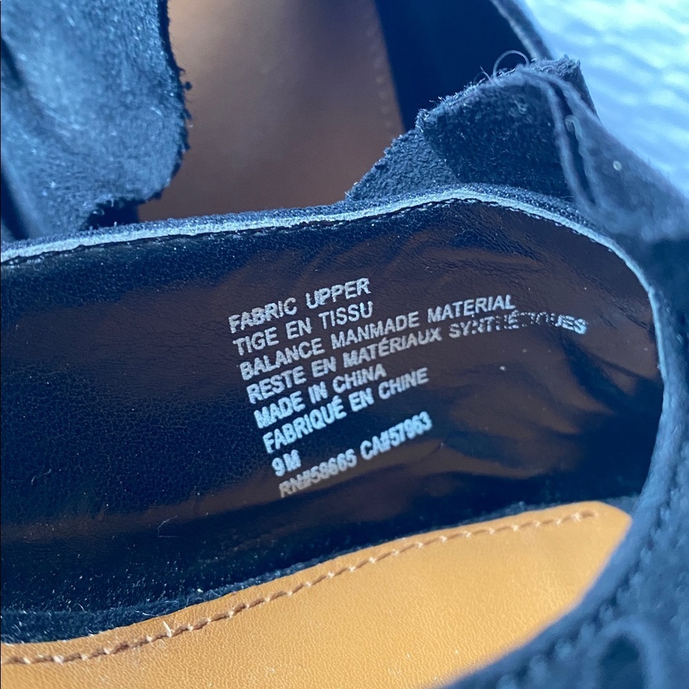14th & Union Black Suede Mules - Picture 6 of 6